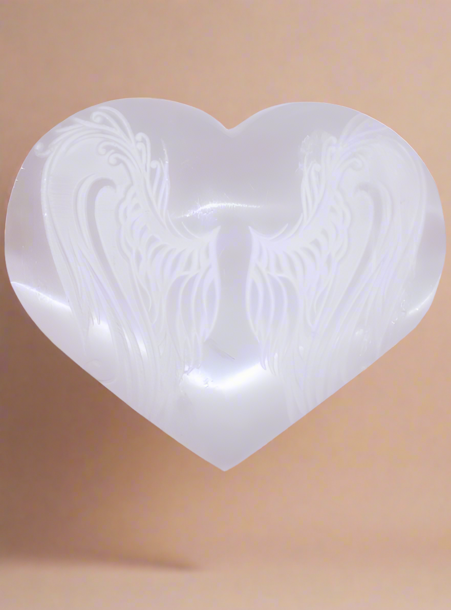 Etched Selenite Stones