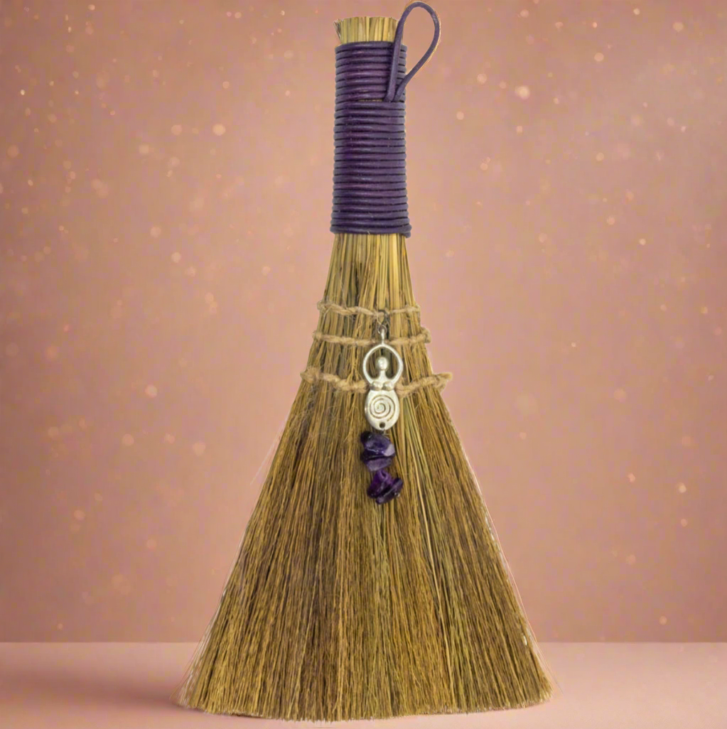 Goddess Amethyst Broom