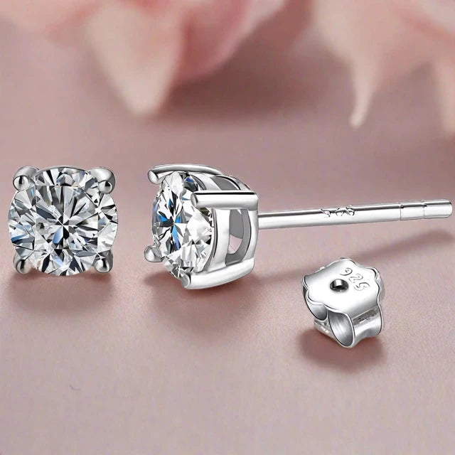 Moissanite Stud Earrings