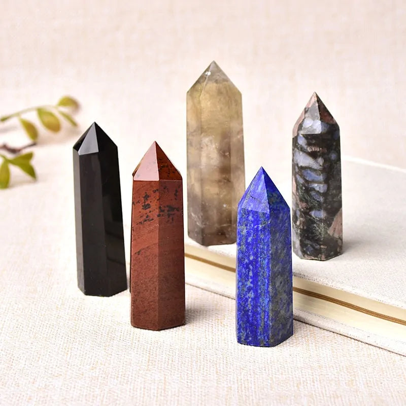 30 Natural Crystal Stone Towers