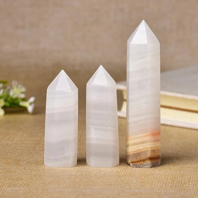 30 Natural Crystal Stone Towers