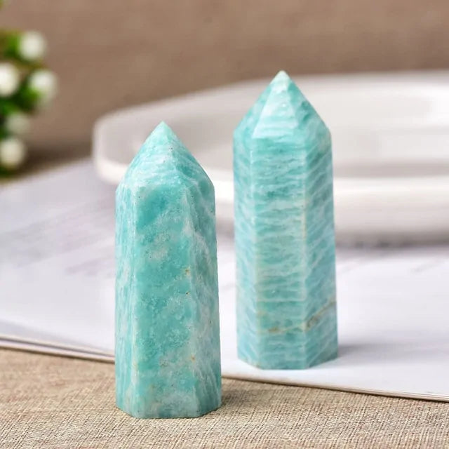 30 Natural Crystal Stone Towers