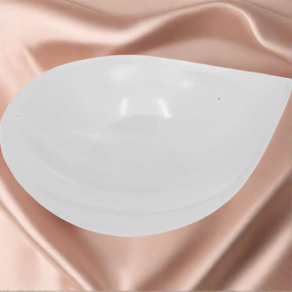 Selenite Teardrop Bowl