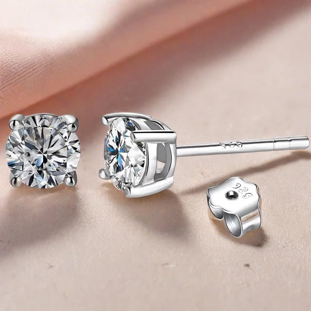 Moissanite Stud Earrings