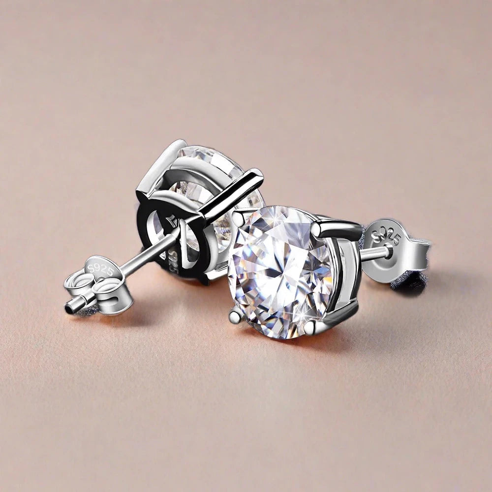 Moissanite Stud Earrings