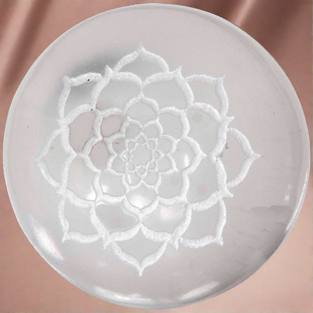 lotus etched sphere