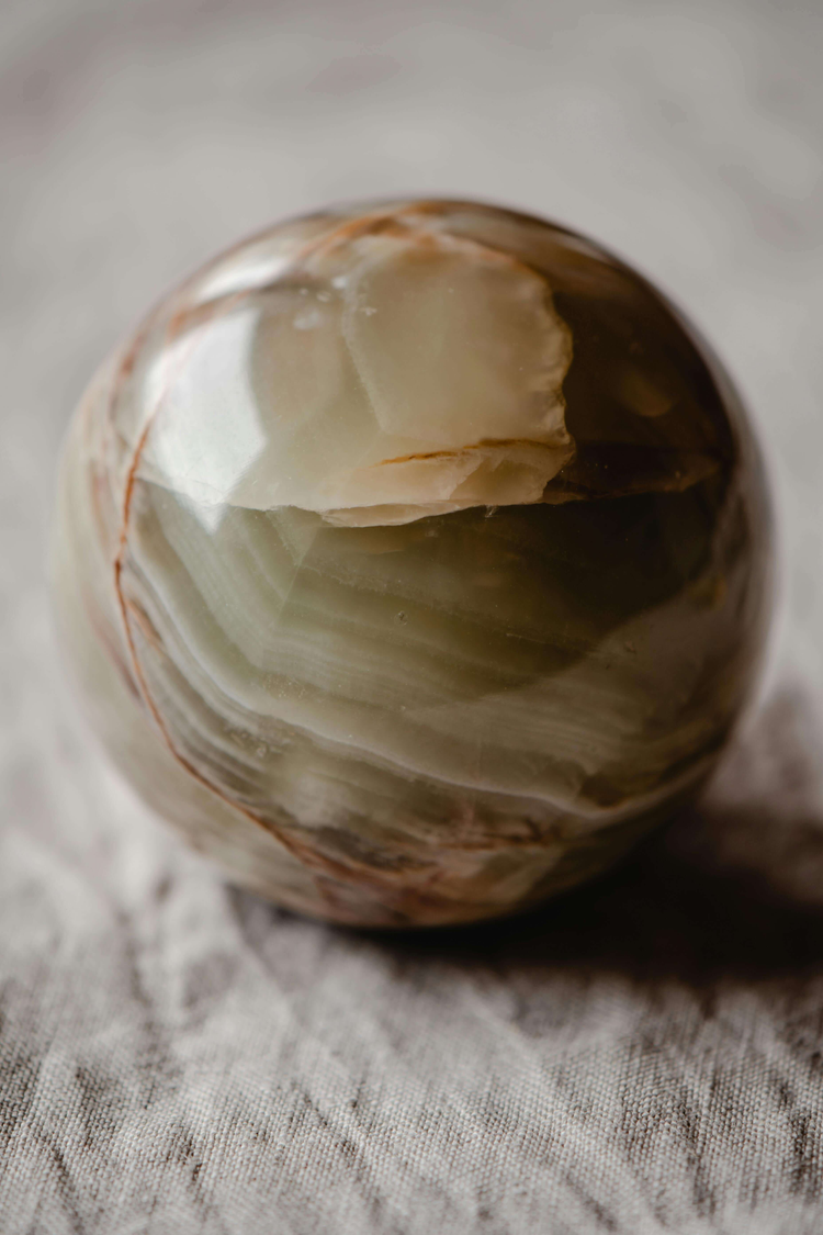 Gemstone spheres, towers, crystal trees, pyramid, orgone