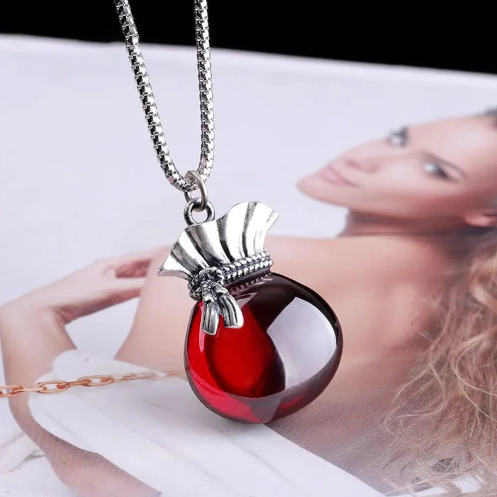 Garnet  925 Silver Pendant