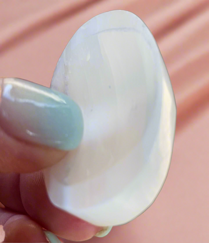 Selenite Pocket Worry Stones