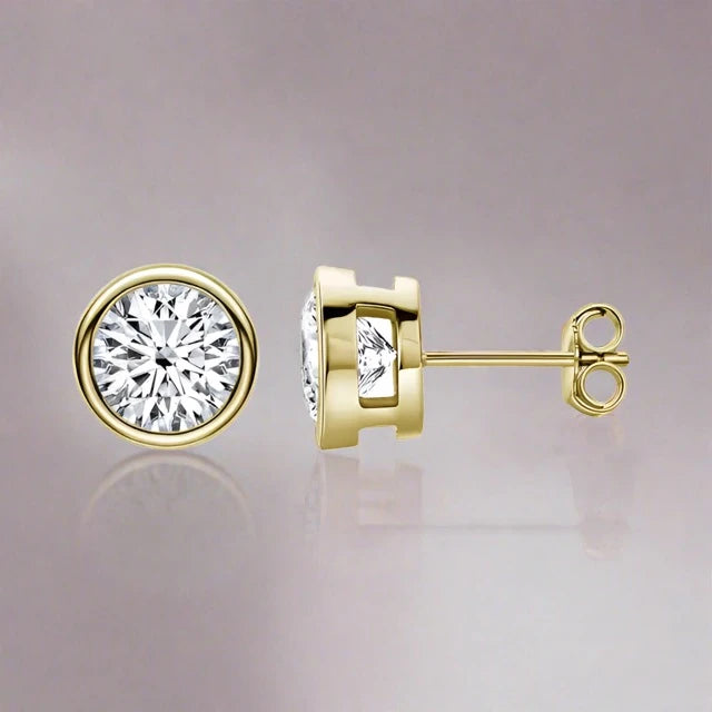 Moissanite Stud Earrings 