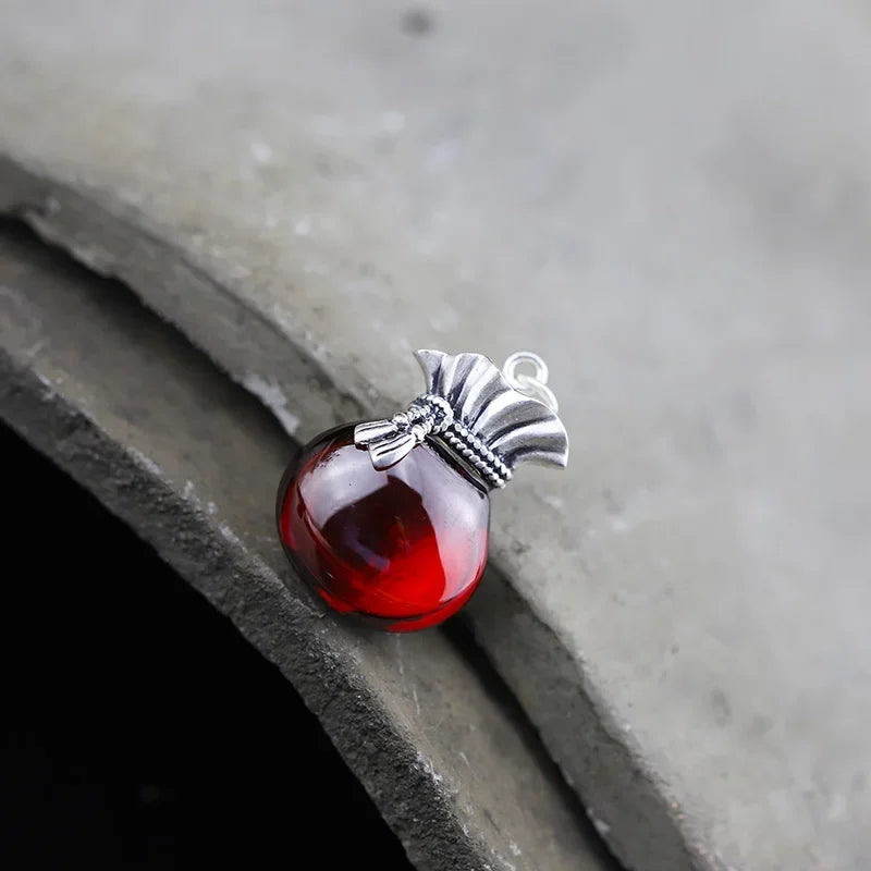 Garnet  925 Silver Pendant