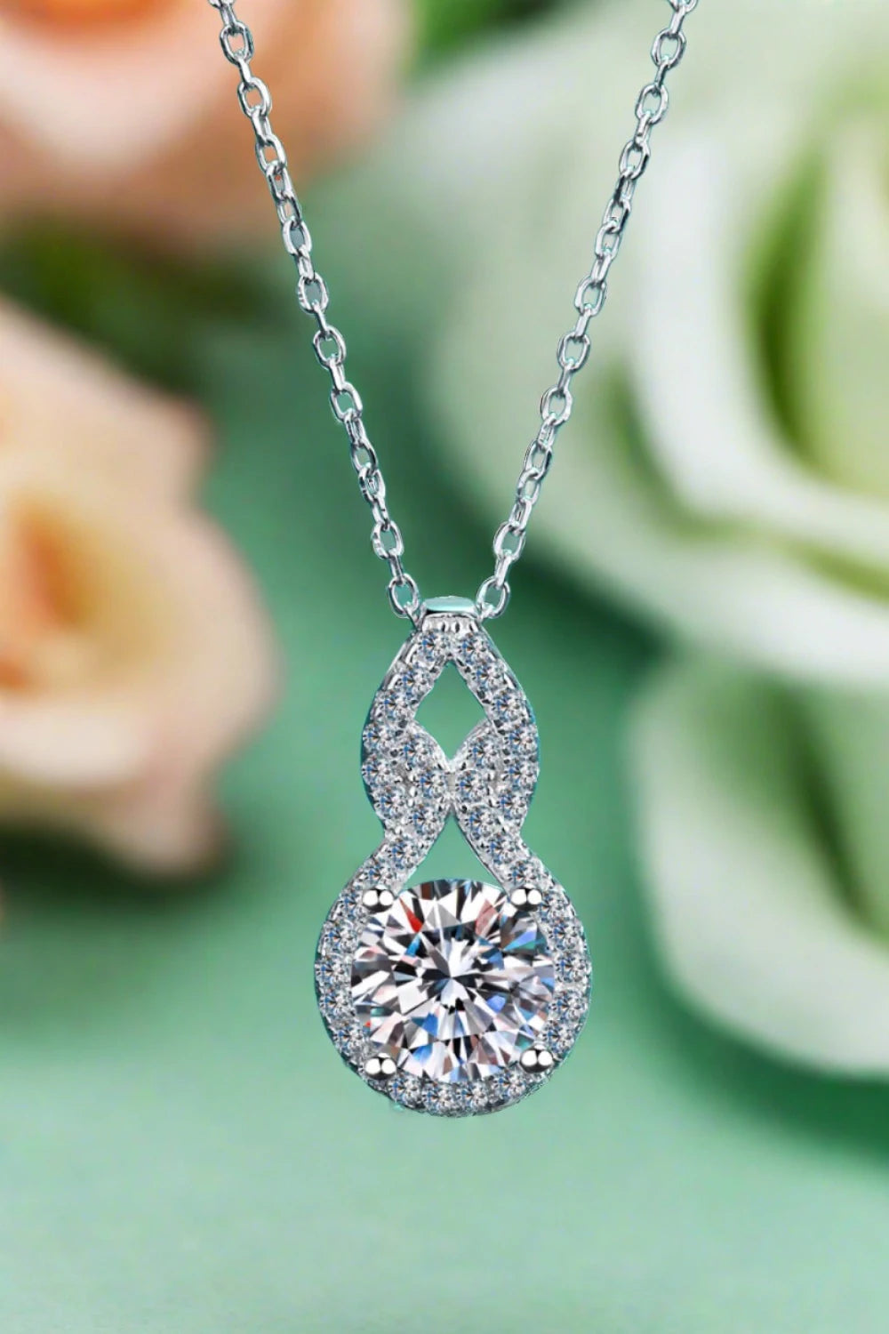 Moissanite Pendant Necklace