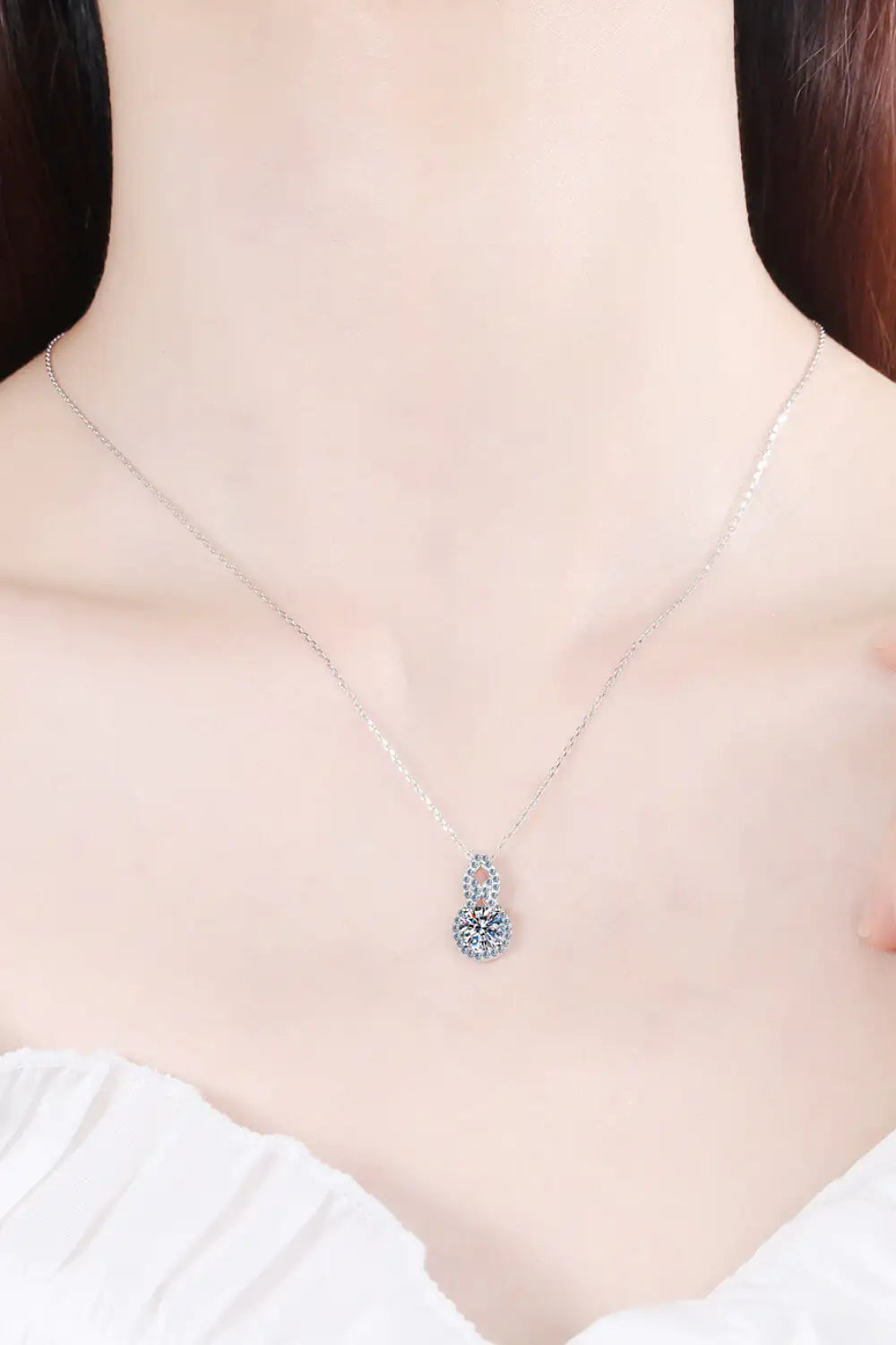 Moissanite Pendant Necklace