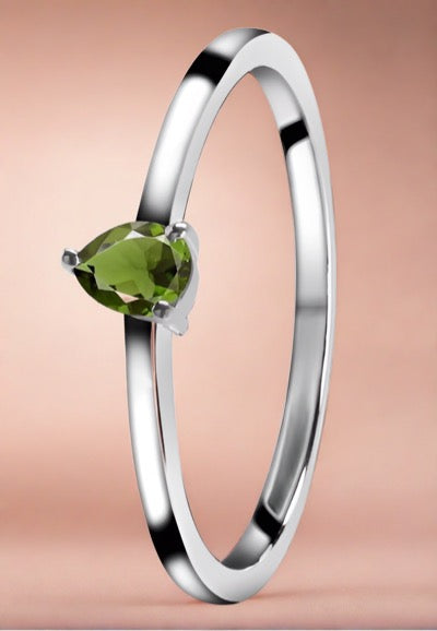 moldavite ring