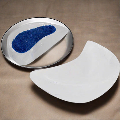 Selenite Half Moon Bowl