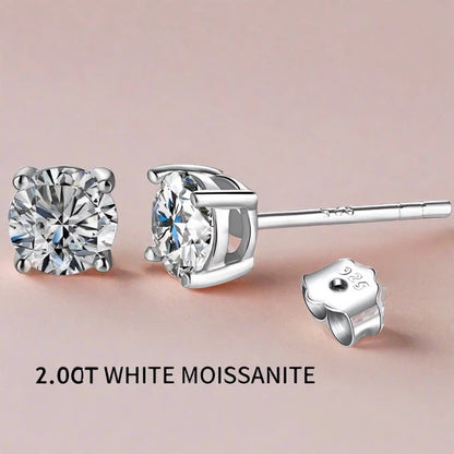Moissanite Stud Earrings