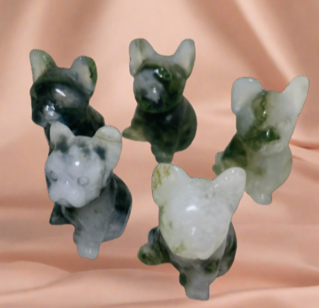 Moss Agate Puppy 